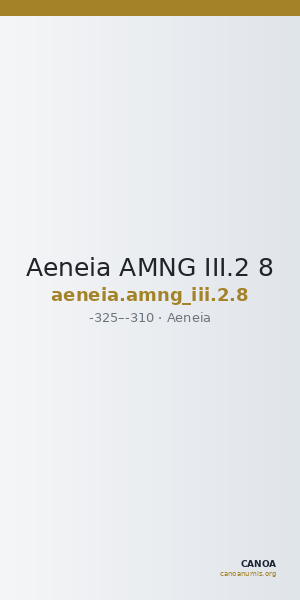 Aeneia AMNG III.2 8 — CANOA