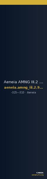 Aeneia AMNG III.2 9-10 — CANOA
