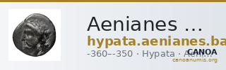 Aenianes Hypata Babelon 1932 451-452 — CANOA