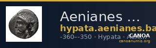 Aenianes Hypata Babelon 1932 451-452 — CANOA