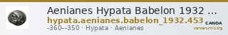 Aenianes Hypata Babelon 1932 453 — CANOA