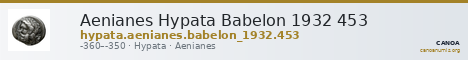 Aenianes Hypata Babelon 1932 453 — CANOA