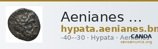 Aenianes Hypata BMC Ainianes 15-16 — CANOA
