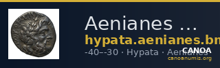 Aenianes Hypata BMC Ainianes 15-16 — CANOA