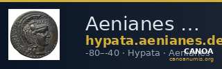 Aenianes Hypata De Callataÿ 2004 didrachm — CANOA