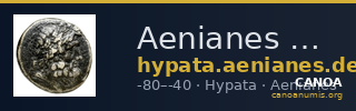Aenianes Hypata De Callataÿ 2004 tetrobol — CANOA