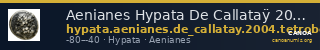 Aenianes Hypata De Callataÿ 2004 tetrobol — CANOA