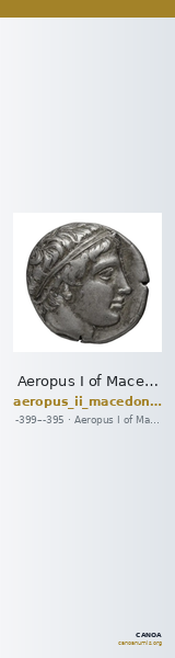 Aeropus I of Macedon Macedon SNG ANS 76 — CANOA
