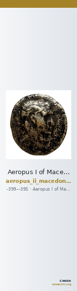 Aeropus I of Macedon Macedon SNG ANS 78-9 — CANOA