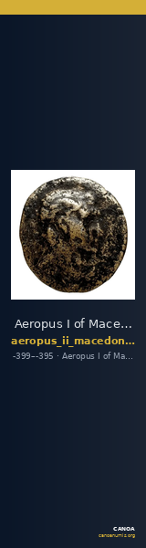 Aeropus I of Macedon Macedon SNG ANS 78-9 — CANOA