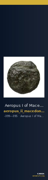 Aeropus I of Macedon Macedon SNG ANS 80-1 — CANOA