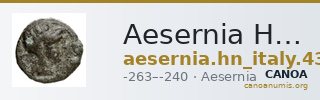 Aesernia Historia Numorum Italy 431 — CANOA