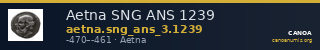 Aetna SNG ANS 1239 — CANOA