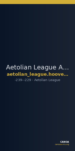 Aetolian League Aetolia Hoover 2014 953 — CANOA