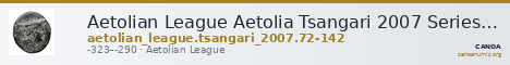 Aetolian League Aetolia Tsangari 2007 Series II, 72-142 — CANOA