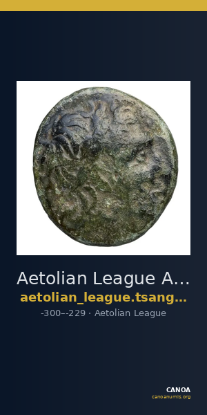 Aetolian League Aetolia Tsangari 2007 Series III, 148-331_349-448_521-558 — CANOA