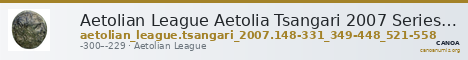 Aetolian League Aetolia Tsangari 2007 Series III, 148-331_349-448_521-558 — CANOA