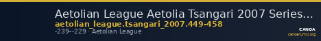 Aetolian League Aetolia Tsangari 2007 Series III, 449-458 — CANOA