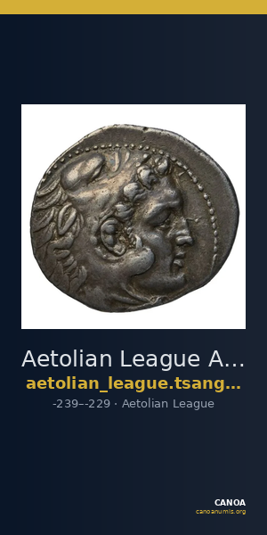 Aetolian League Aetolia Tsangari 2007 Series III, 459 — CANOA