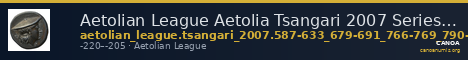 Aetolian League Aetolia Tsangari 2007 Series IV, 587-633_679-691_766-769_790-794 — CANOA