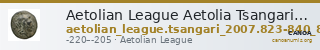 Aetolian League Aetolia Tsangari 2007 Series IV, 823-840_867-874_923_1107-1118_1124_1126 — CANOA
