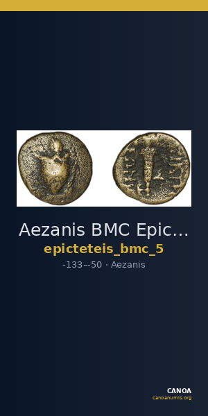 Aezanis BMC Epicteteis 5 — CANOA
