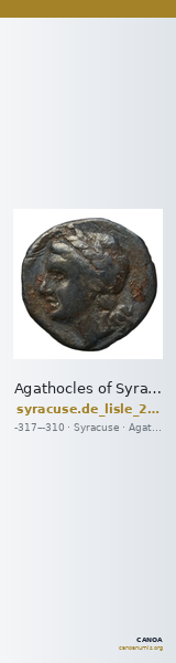 Agathocles of Syracuse Syracuse De Lisle 2021 E2 — CANOA