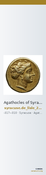 Agathocles of Syracuse Syracuse De Lisle 2021 E3 — CANOA