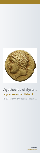 Agathocles of Syracuse Syracuse De Lisle 2021 G1 — CANOA