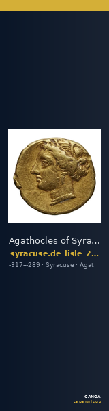 Agathocles of Syracuse Syracuse De Lisle 2021 G2 — CANOA