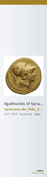 Agathocles of Syracuse Syracuse De Lisle 2021 G4 — CANOA