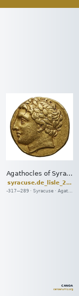 Agathocles of Syracuse Syracuse De Lisle 2021 G5 — CANOA