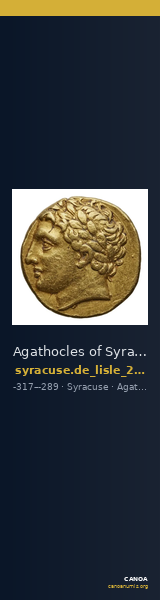 Agathocles of Syracuse Syracuse De Lisle 2021 G5 — CANOA