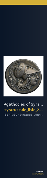 Agathocles of Syracuse Syracuse De Lisle 2021 S2 — CANOA