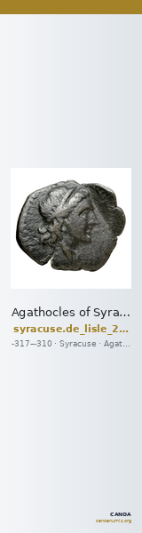 Agathocles of Syracuse Syracuse De Lisle 2021 S3 — CANOA