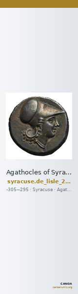 Agathocles of Syracuse Syracuse De Lisle 2021 S5 — CANOA