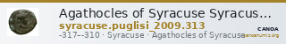 Agathocles of Syracuse Syracuse Puglisi 2009 313 — CANOA