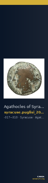 Agathocles of Syracuse Syracuse Puglisi 2009 315 — CANOA