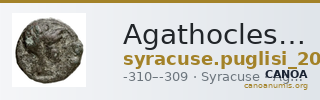 Agathocles of Syracuse Syracuse Puglisi 2009 318 — CANOA