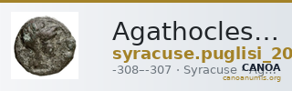 Agathocles of Syracuse Syracuse Puglisi 2009 321 — CANOA
