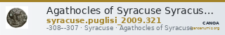Agathocles of Syracuse Syracuse Puglisi 2009 321 — CANOA