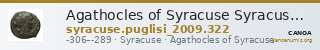 Agathocles of Syracuse Syracuse Puglisi 2009 322 — CANOA