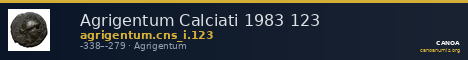 Agrigentum Calciati 1983 123 — CANOA