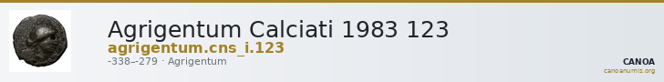 Agrigentum Calciati 1983 123 — CANOA