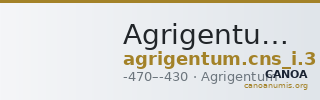 Agrigentum Calciati 1983 3 — CANOA