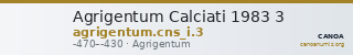 Agrigentum Calciati 1983 3 — CANOA