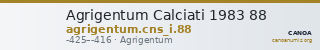 Agrigentum Calciati 1983 88 — CANOA