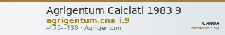 Agrigentum Calciati 1983 9 — CANOA