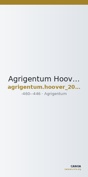 Agrigentum Hoover 2012 120 — CANOA