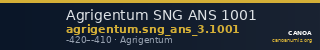 Agrigentum SNG ANS 1001 — CANOA